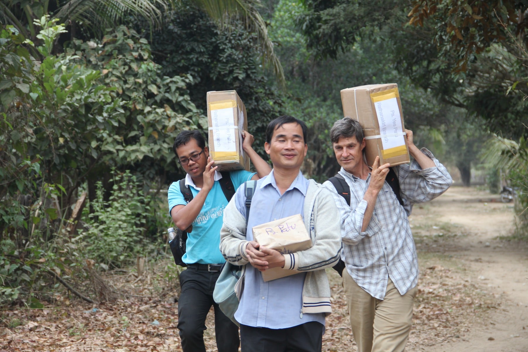 Bible Society distribution in Cambodia
