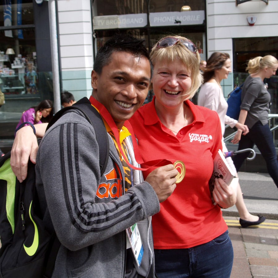 More than Gold - Fiona McDonald with gold-medal winning Mohd Hafifi Mansor